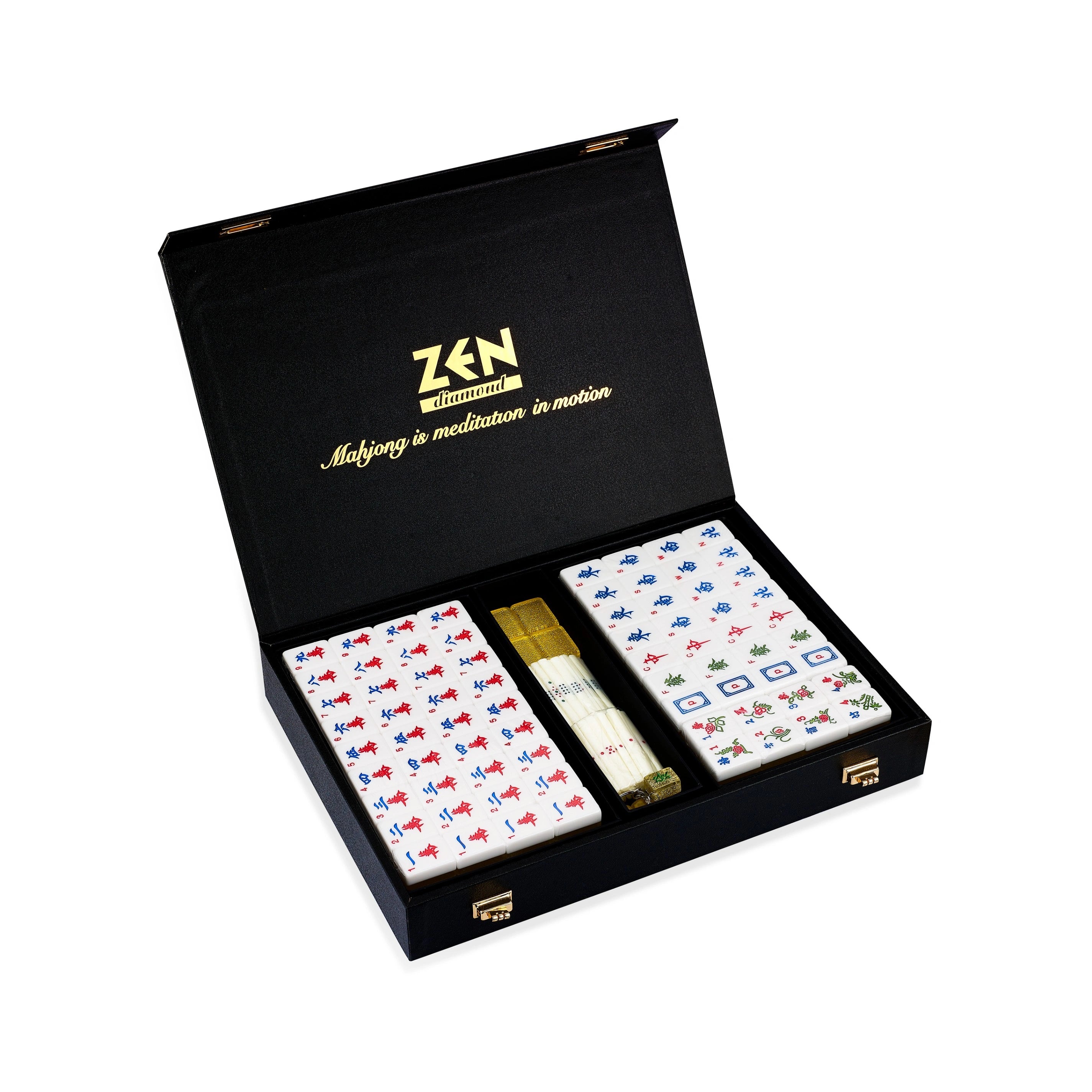 Zen Diamond Glittering Gold Mahjong Set - Zen Diamond India