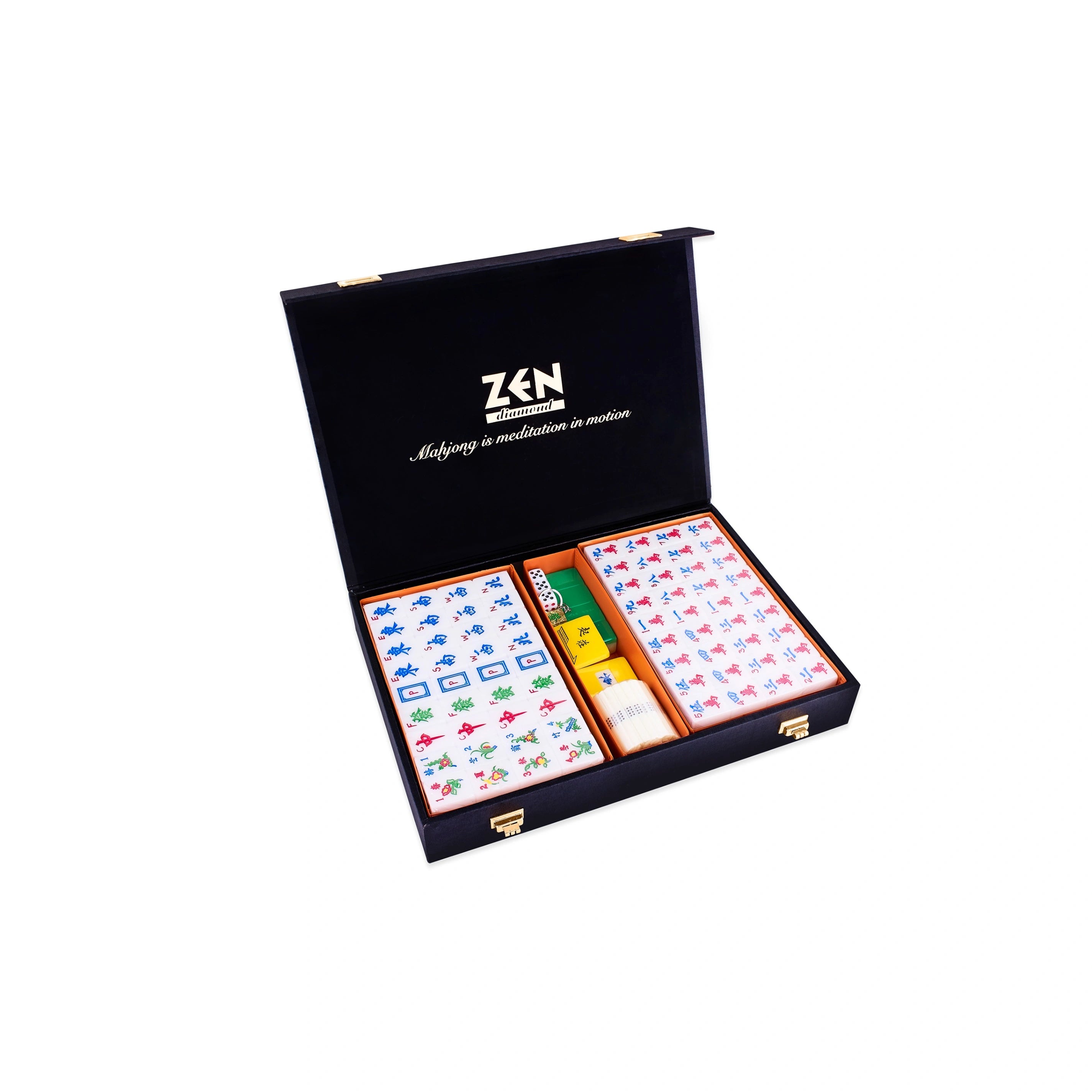 Green Mahjong Set - Zen Diamond India
