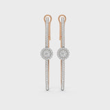 Sassy Round Pave Hoops