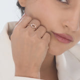 Eternal Knot Diamond Ring