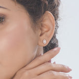 Deck Up Regal Oval Sparkle Studs