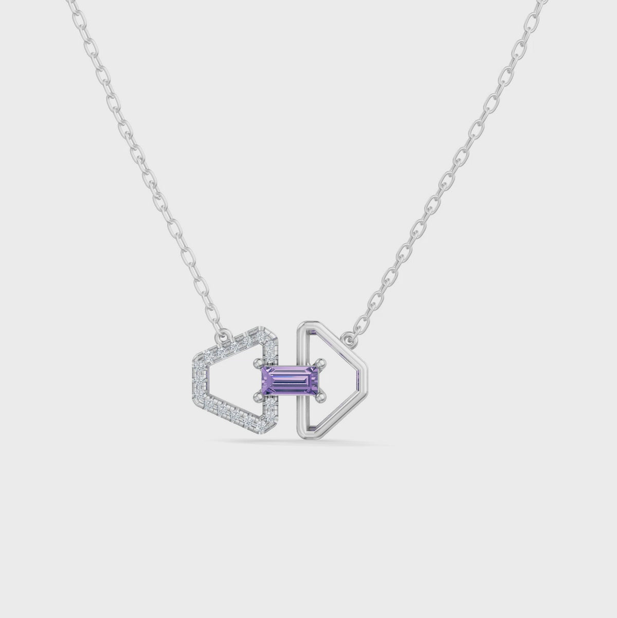Celeste Sleek Interlocked Link Studs