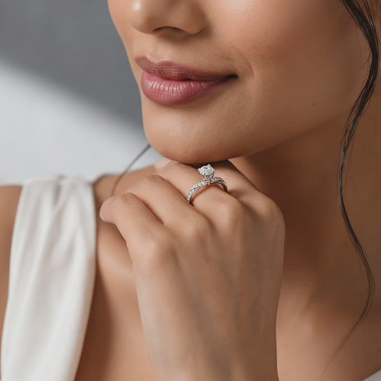 Round Eternal Solitaire Engagement Ring
