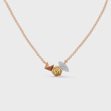 Gem Pop Golden Hexa Luminous Geometric Halo Pendant