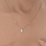 Marquise Majesty Deck Up Diamond Necklace