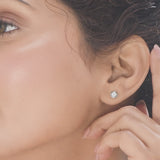 Solitaire Eternal Glow Bezel Diamond Studs