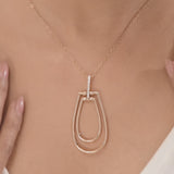 Soiree Luxe Loop Drop Pendant