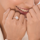 Sassy Starbeam Diamond Kite Ring