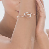 Sassy S-Curve Diamond Sparkle Bracelet