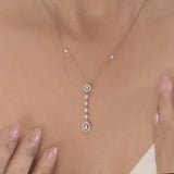 Sassy Midnight Glimmer Statement Pendant
