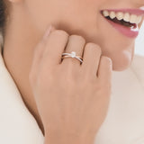 Boujee Intertwine Luxe Sparkle Ring