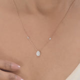 Deck Up Teardrop Dazzle Royale Necklace