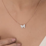 Sassy Butterfly Bling Luxe Pendant