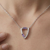 Gem Pop Prism Triangle Spark Pendant