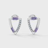 Gem Pop Prism Triangle Spark Studs