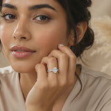 Oval Eternal Solitaire Engagement Ring