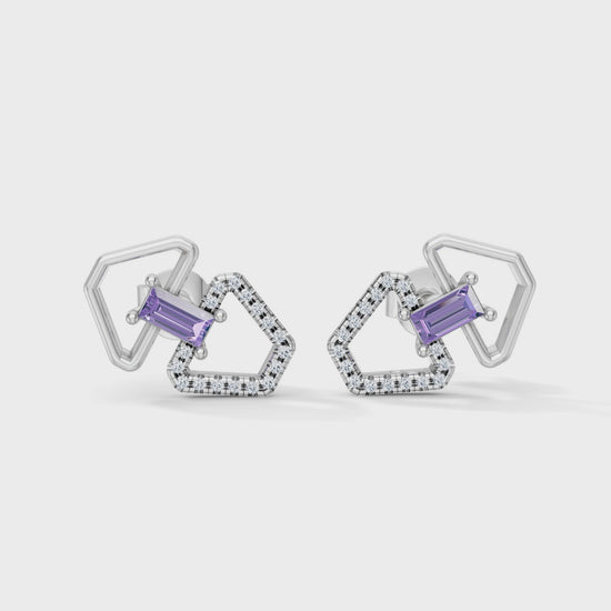 Celeste Twisted Interink Studs