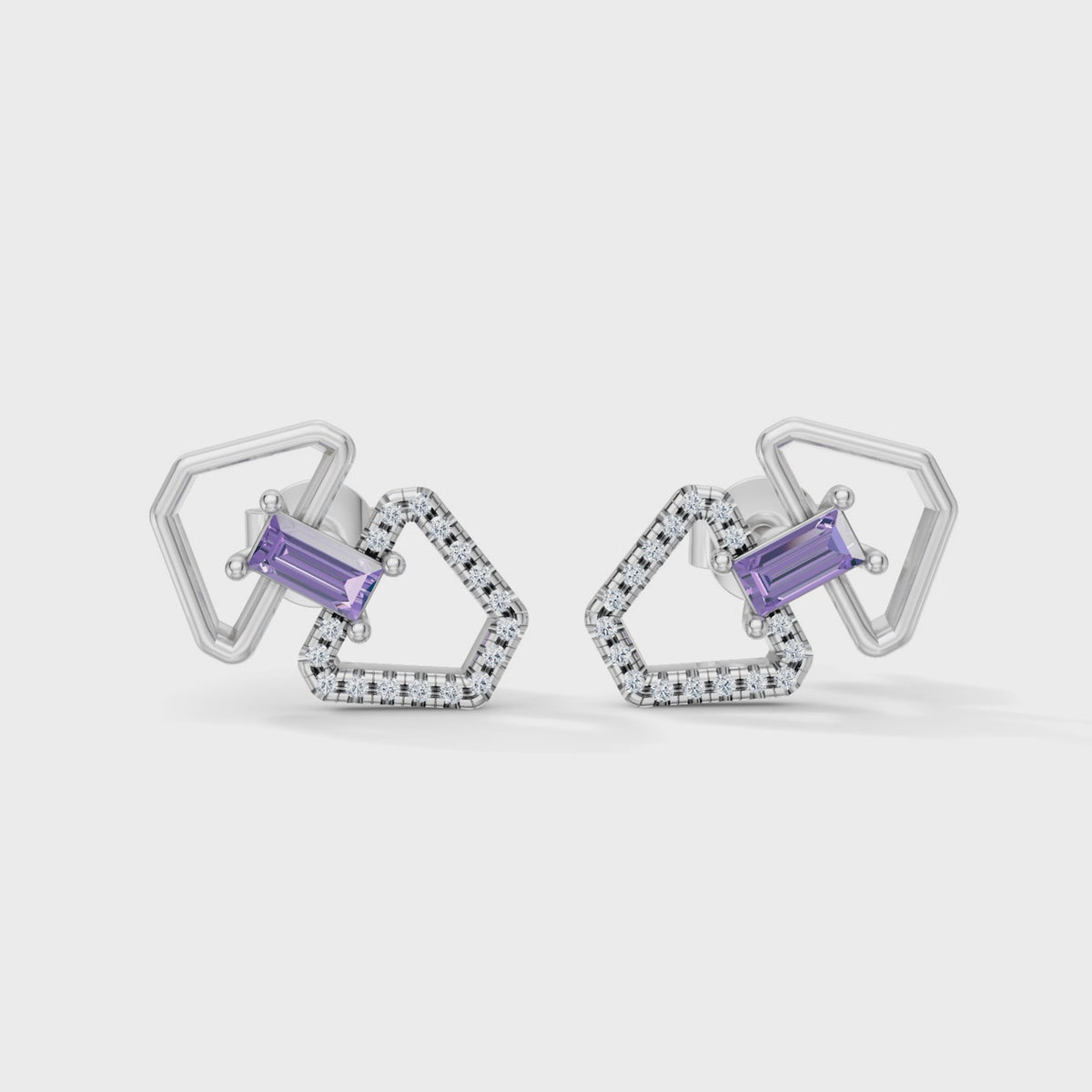 Celeste Twisted Interink Studs