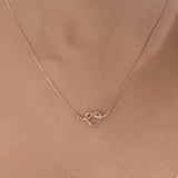 Love Knot Twist of Eternity Luxe Pendant