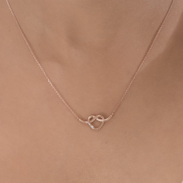 Love Knot Twist of Eternity Luxe Pendant
