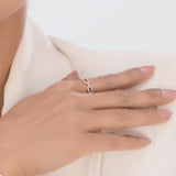 Cuban Drip Ice Link Ring