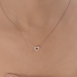 Love Knot Sparkling Heartbeat Pendant