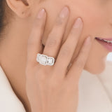 Enchante Triple Majesty Baguette Ring