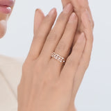 Sassy Diamond Honeycomb Ring
