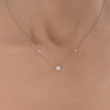 Deck Up Celestial Spark Round Diamond Pendant