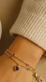 Aria Celeste Charm Bracelet