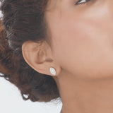 Deck up Lustre Leaf Studs